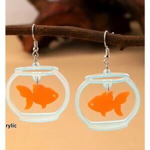 Cute Fish Tank Earrings